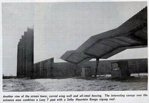 Galaxy Drive-In Theatre - From Box Office And Ron Gross (newer photo)